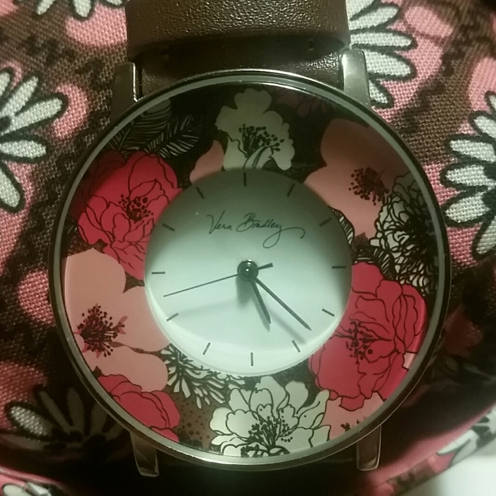 Vera Bradley Mocha Rouge watch
